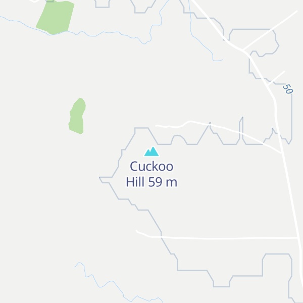 Map of Cuckoo Hill