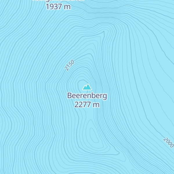 Map of Beerenberg