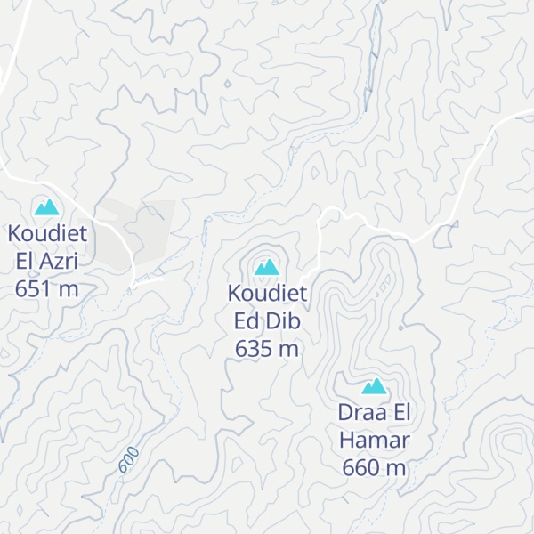 Map of Koudiet Ed Dib
