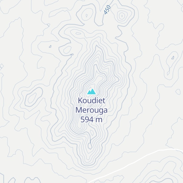 Map of Koudiet Merouga