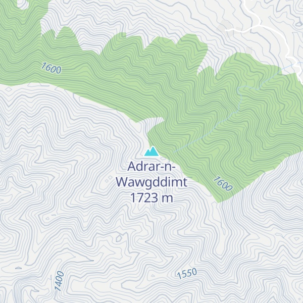 Map of Adrar-n-Wawgddimt