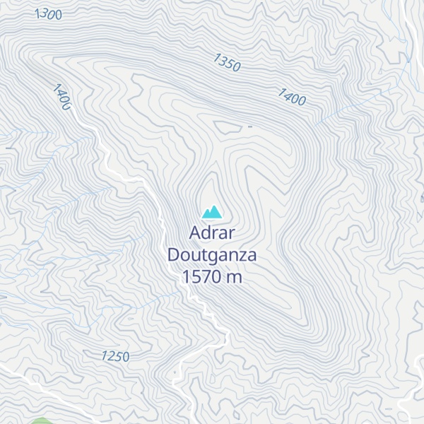 Map of Adrar Doutganza