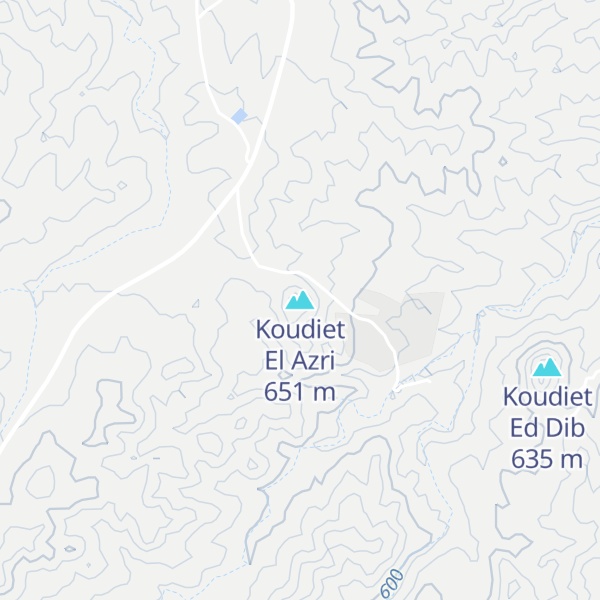 Map of Koudiet El Azri