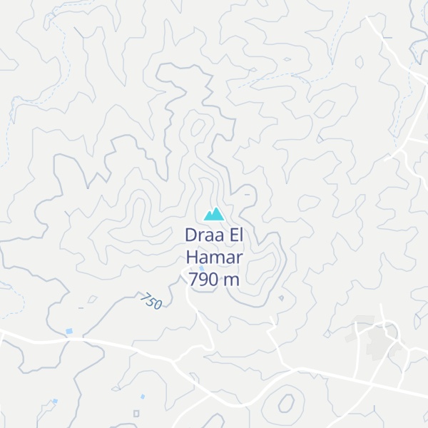 Map of Draa El Hamar