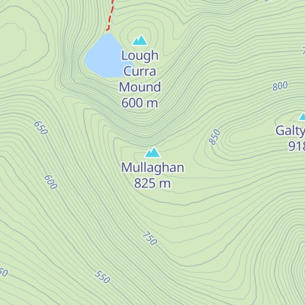 Map of Mullaghan