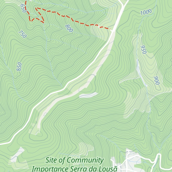 Map of Lomba de Vizinhos