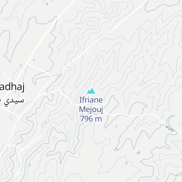 Map of Ifriane Mejouj