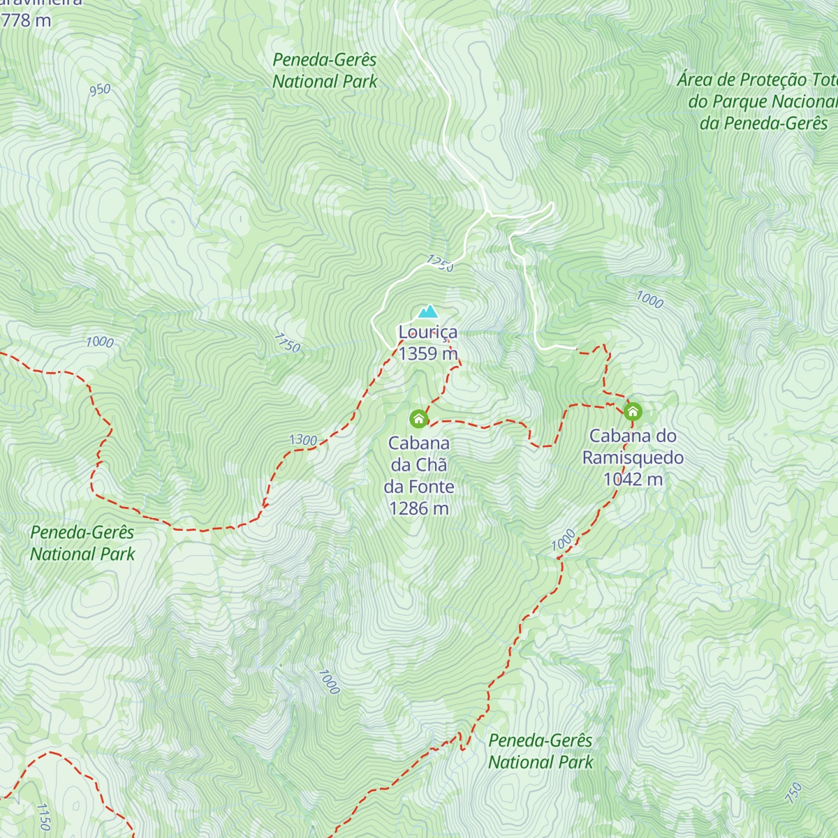Cabana da Chã da Fonte map