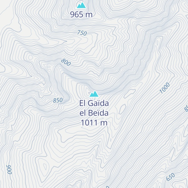 Map of El Gaïda el Beïda