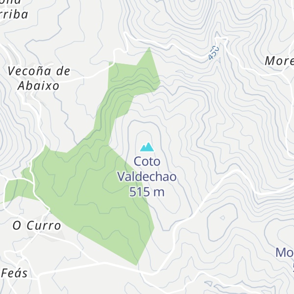 Map of Coto Valdechao