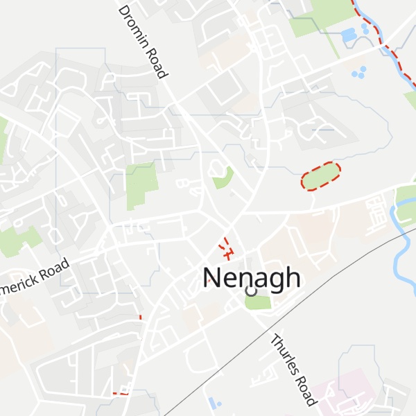Map of Nenagh Tourist Information Office