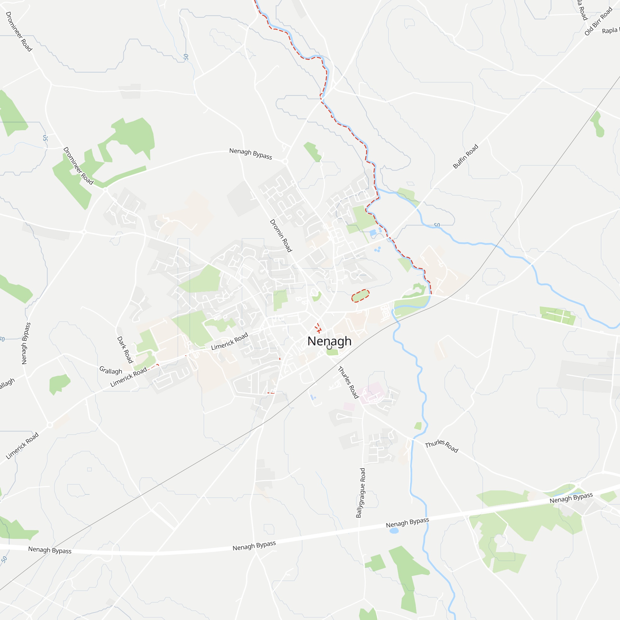 Nenagh Tourist Information Office map