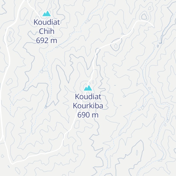 Map of Koudiat Kourkiba