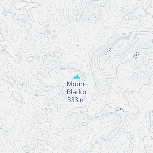 Map of Mount Bladro