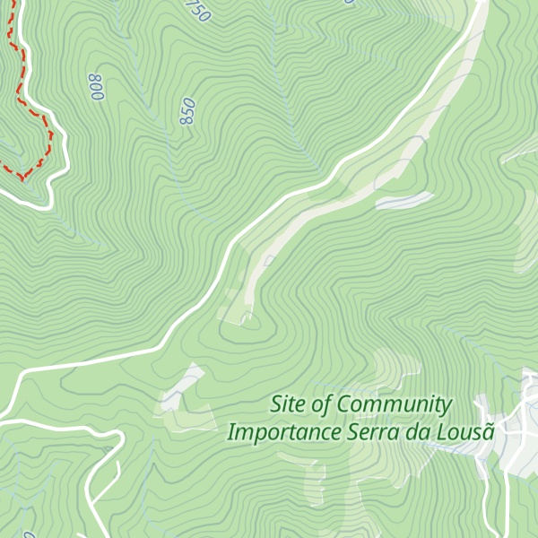 Map of Lomba de Visinhos