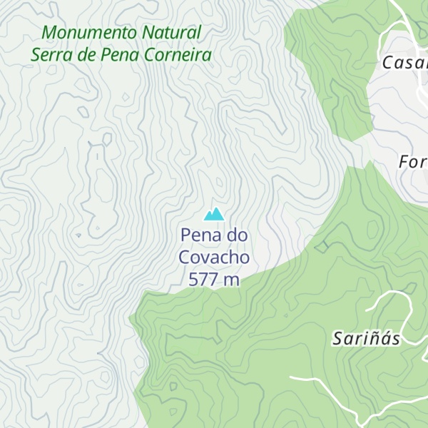 Map of Pena do Covacho