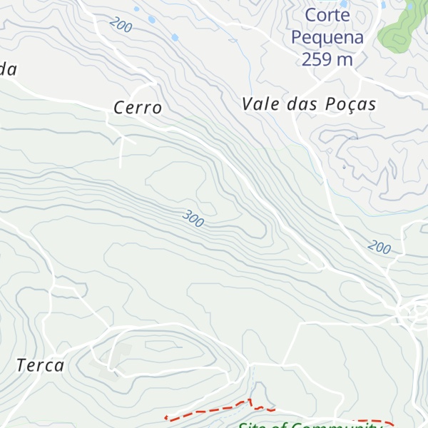 Map of Cerro da Chã