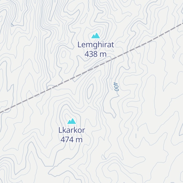 Map of Koudyet Lhancha