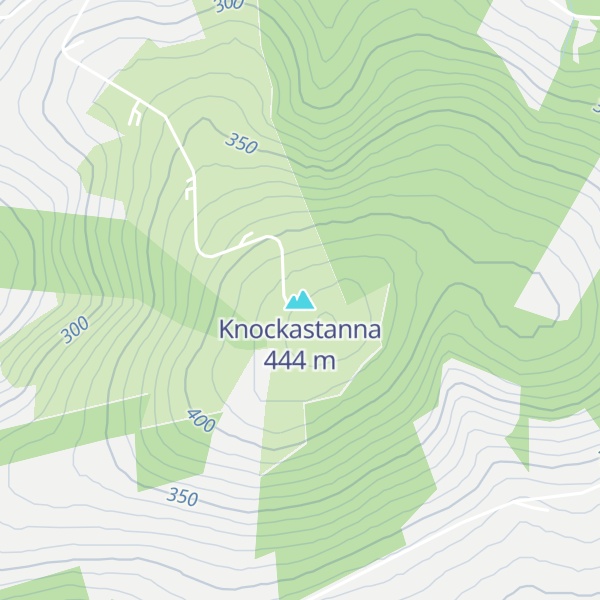 Map of Knockastanna