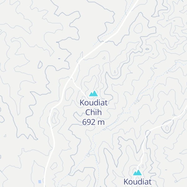 Map of Koudiat Chih