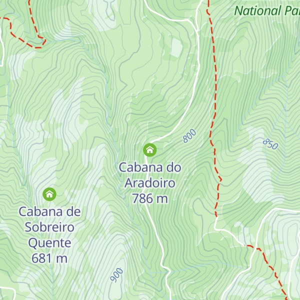 Map of Cabana do Aradoiro