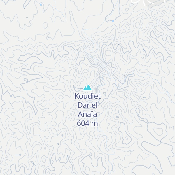Map of Koudiet Dar el Anaïa