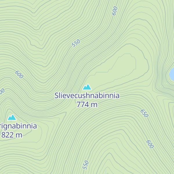 Map of Slievecushnabinnia