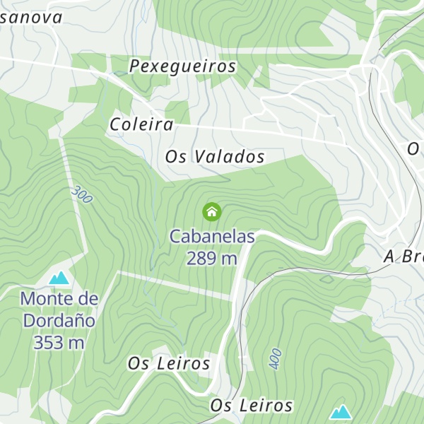 Map of Cabanelas
