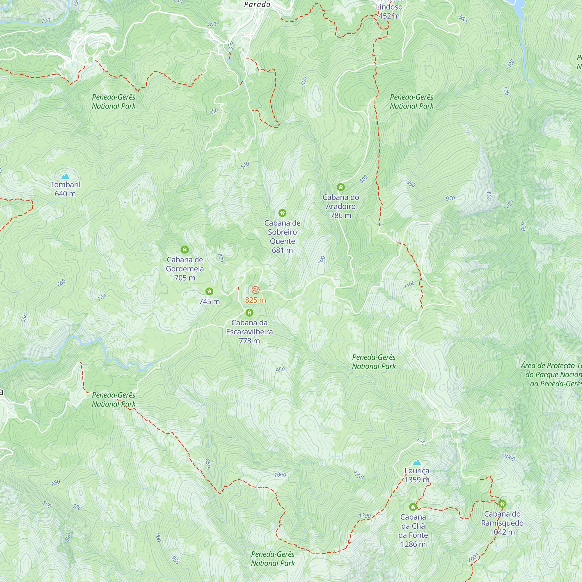 Cabana de Bem Espero map