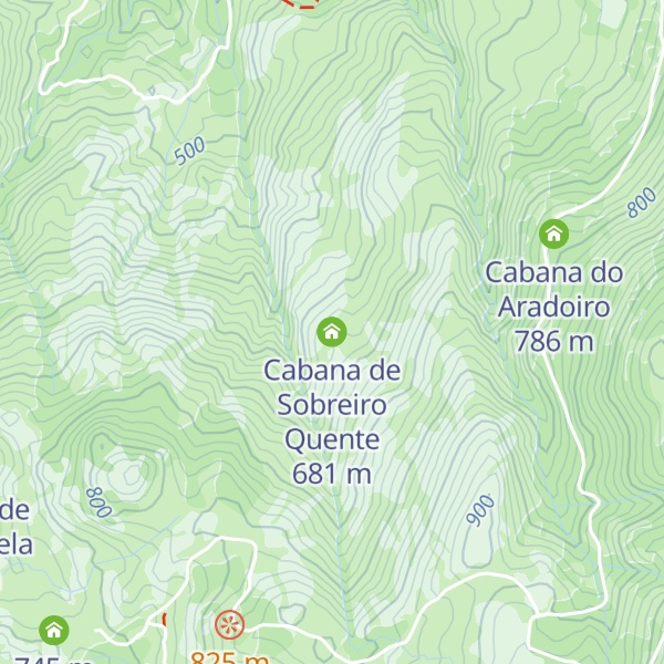 Map of Cabana de Sobreiro Quente