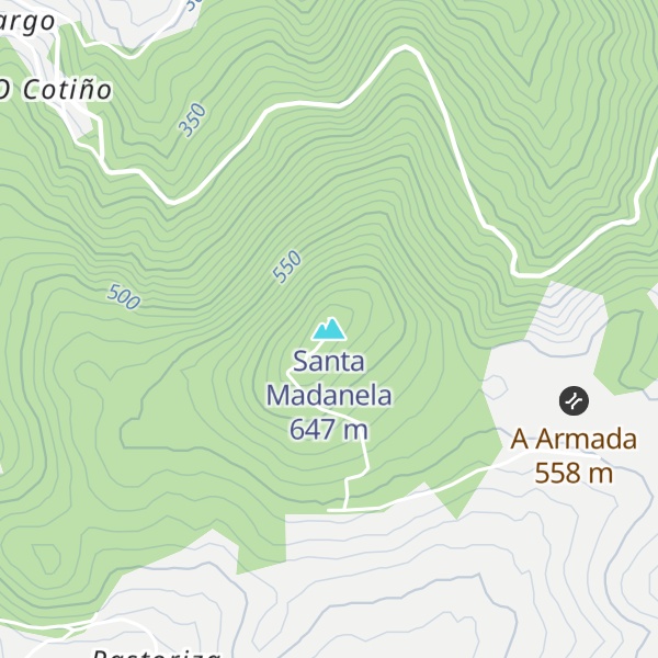 Map of Santa Madanela