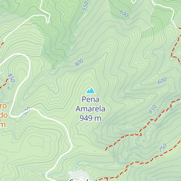 Map of Pena Amarela