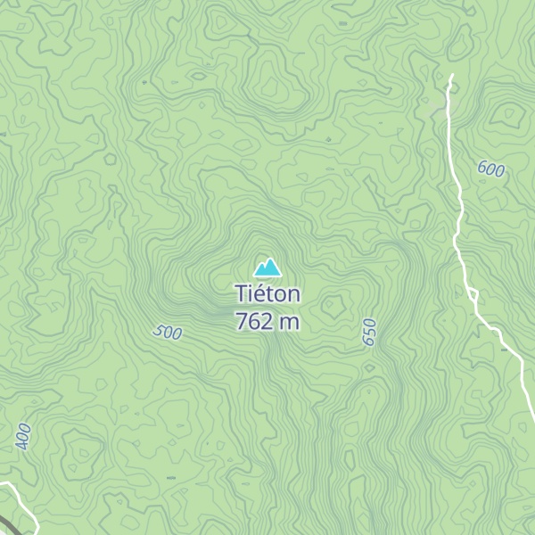 Map of Tiéton