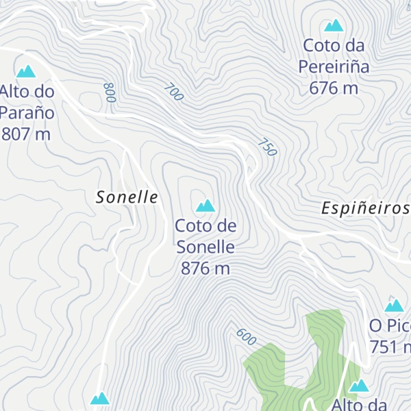 Map of Coto de Sonelle