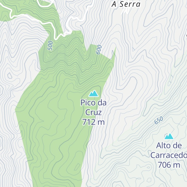 Map of Pico da Cruz