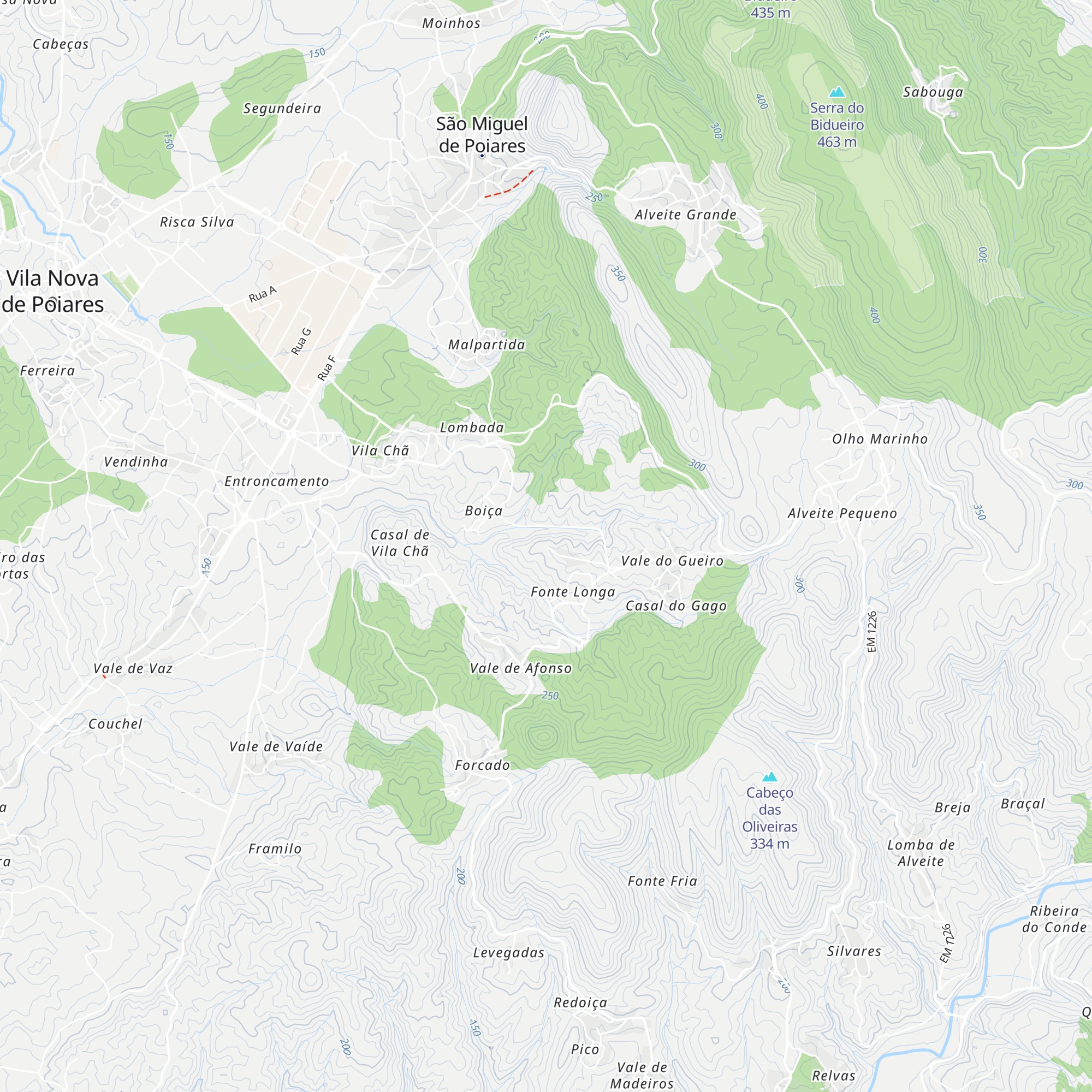 Vale de cevada regeneração map