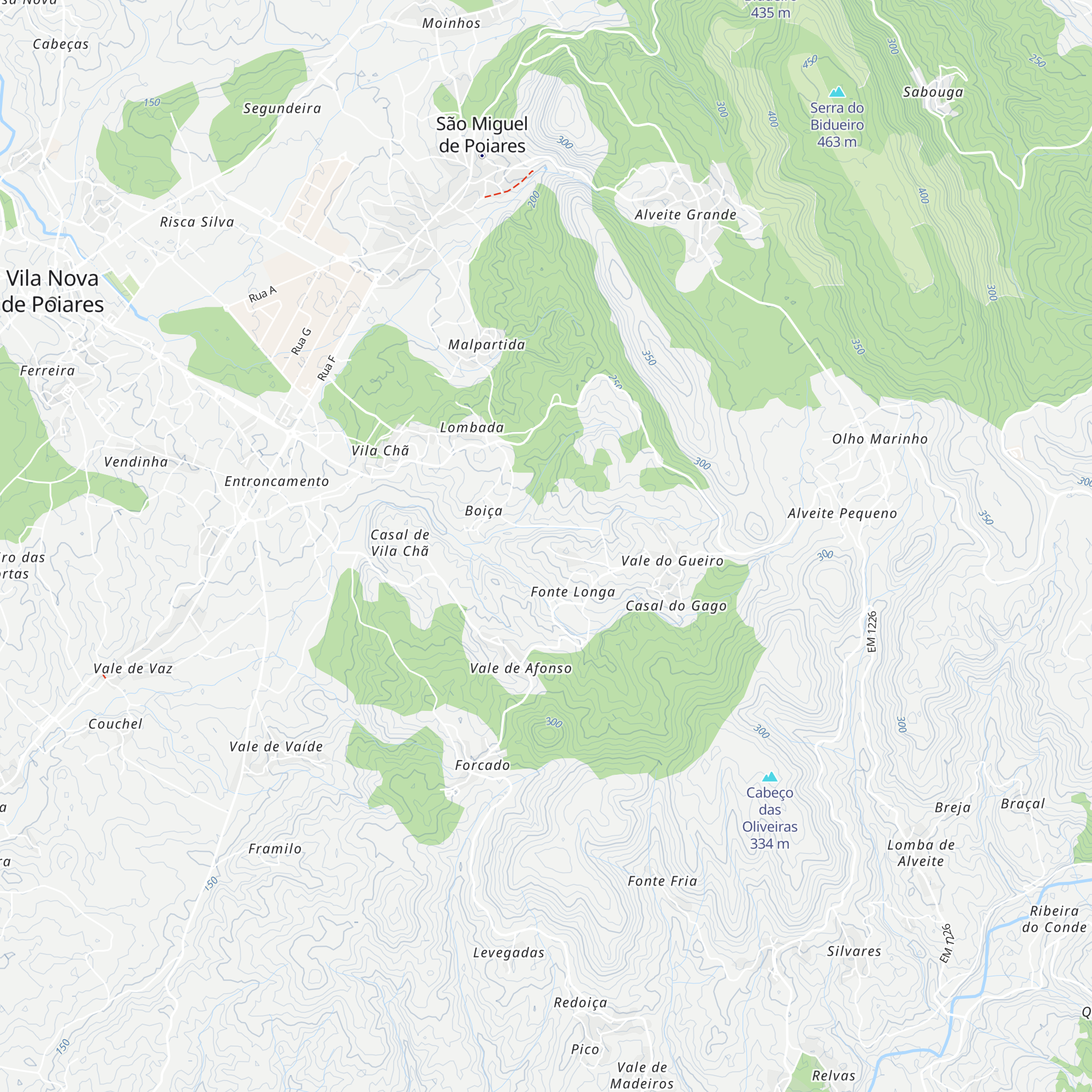 Vale de cevada regeneração map