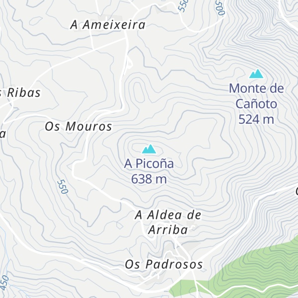 Map of A Picoña