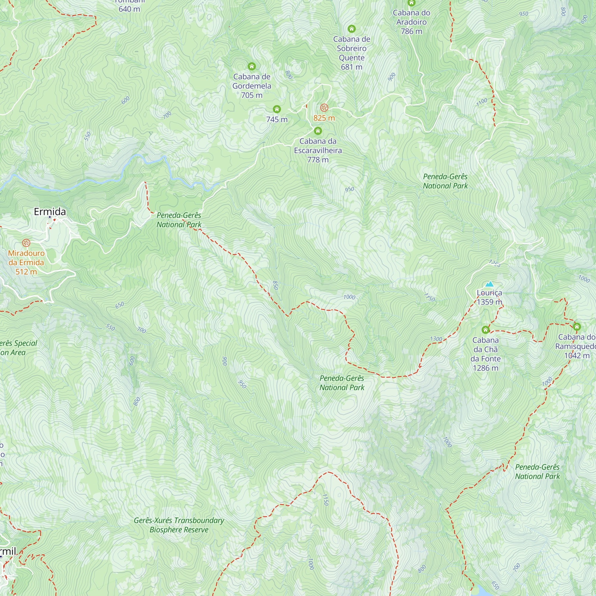 Abrigo de Martimguim map