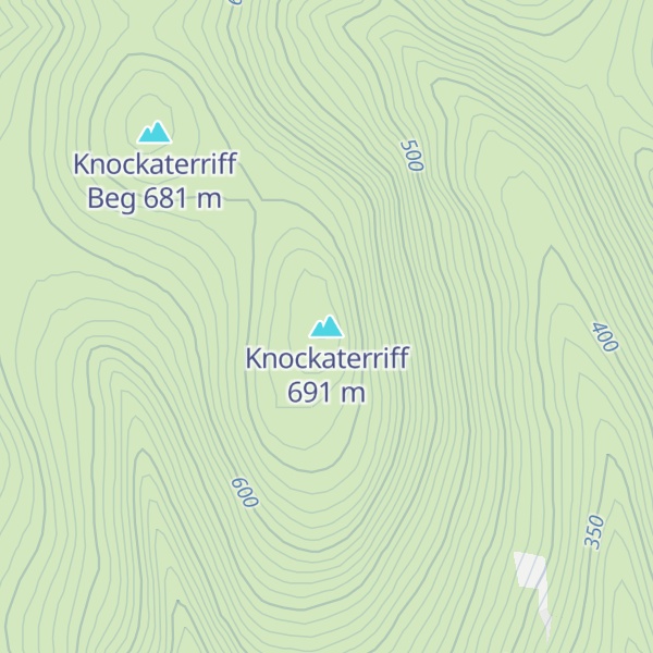 Map of Knockaterriff