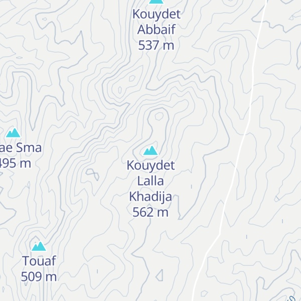 Map of Kouydet Lalla Khadija