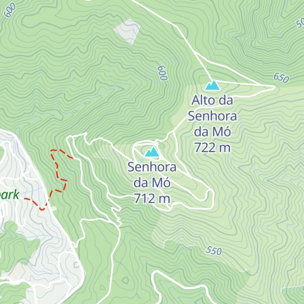 Map of Senhora da Mó