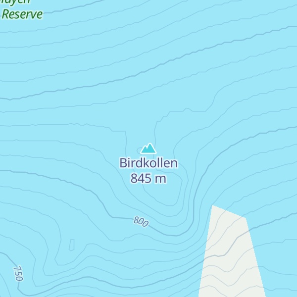 Map of Birdkollen