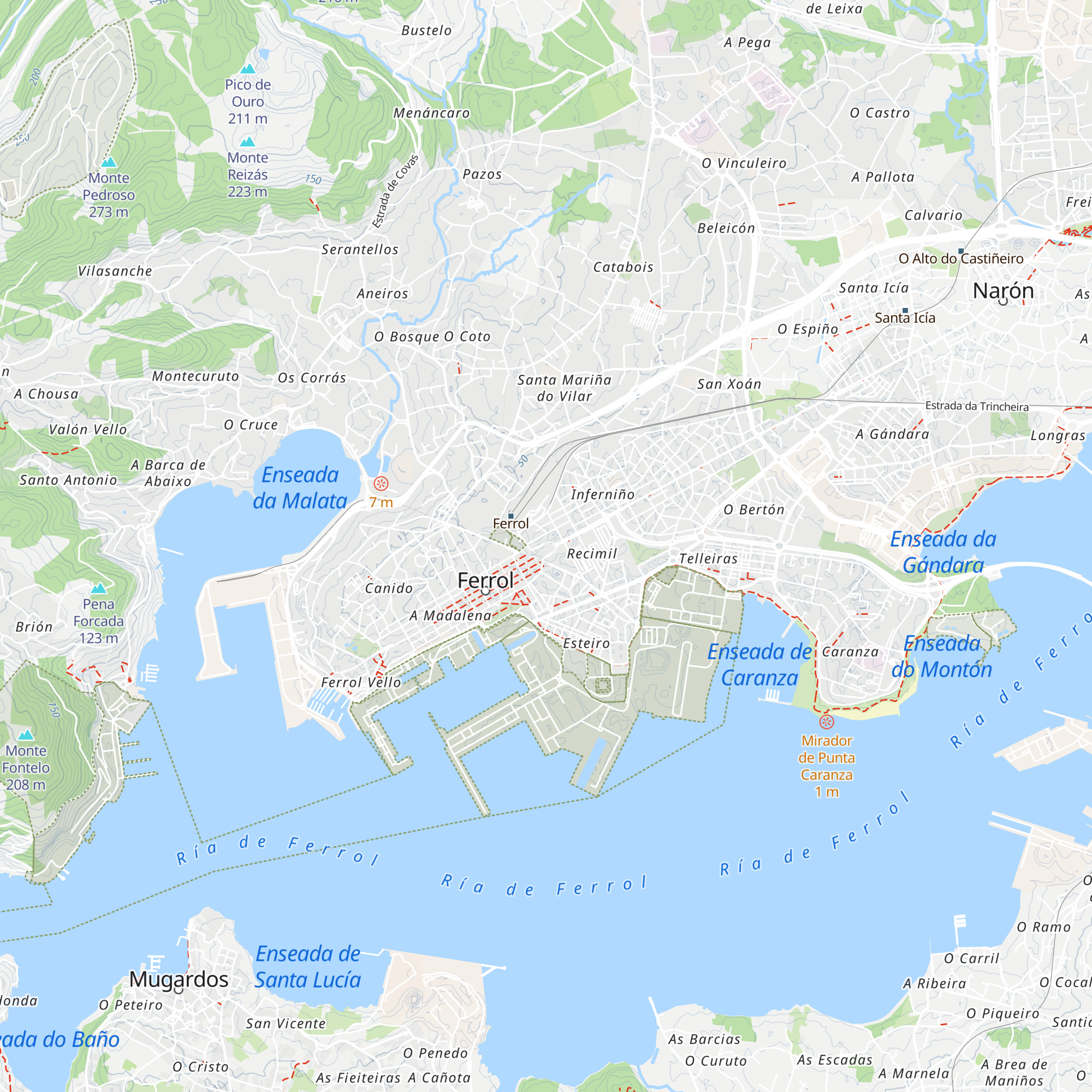 Tourist Information map