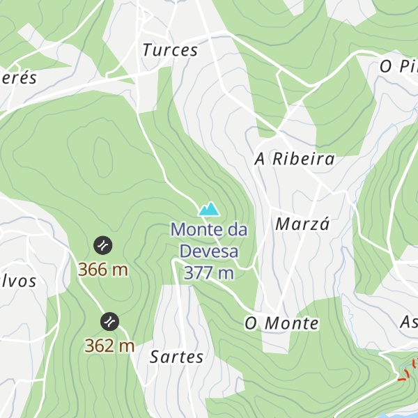 Map of Monte da Devesa