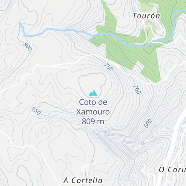 Map of Coto de Xamouro