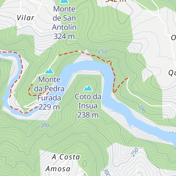 Map of Coto da Insua