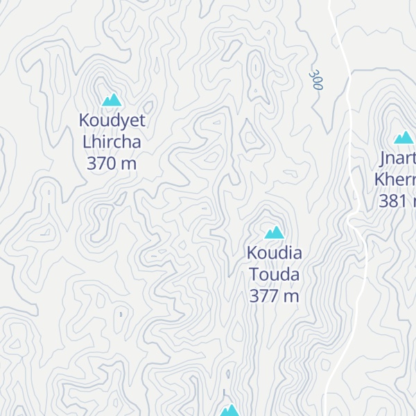 Map of Chaabat Ennaga