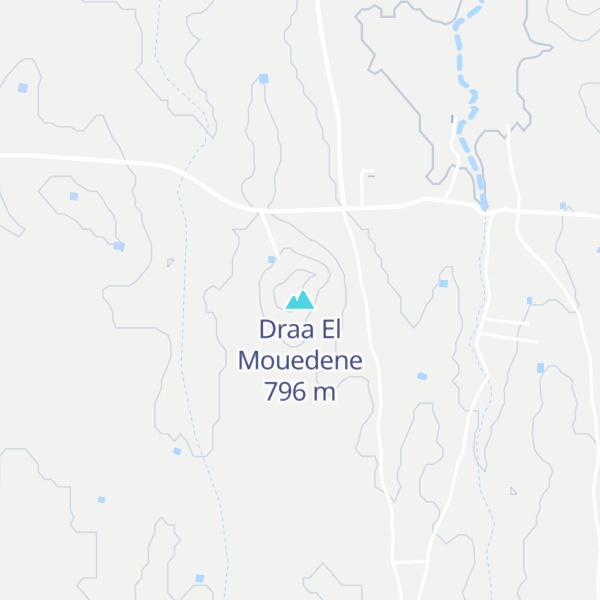 Map of Draa El Mouedene