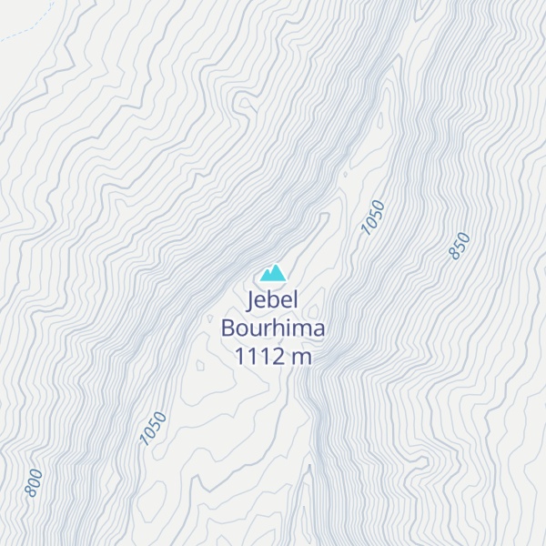 Map of Jebel Bourhima